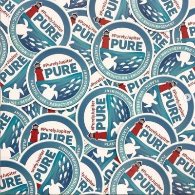 PURE logos stickers