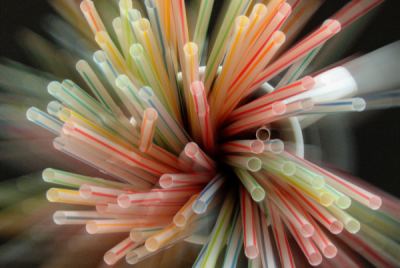 photo of group of straws